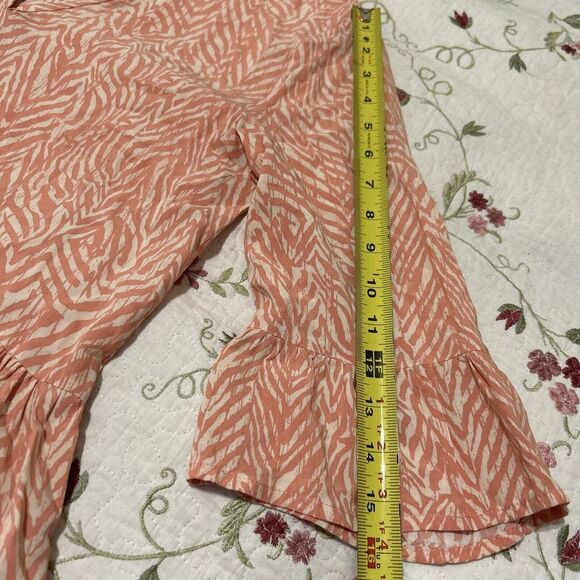 Saint Tropez EdaSz Swim Coverup Dress Small Orange Peach - Picture 11 of 15